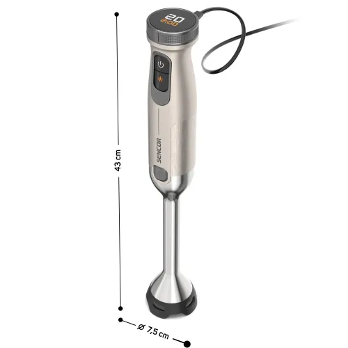Blender Sencor SHB 5751WS Malakser Rozdrabniacz Końcówka do ubijania Końcówka do puree Spieniacz do mleka
