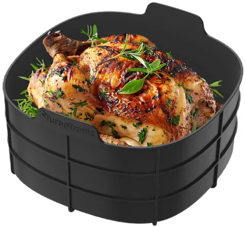 Air Fryer Frytkownica beztłuszczowa TURBOTRONIC TT-AF210 Turkusowy 3.5l 6 automatycznych programów