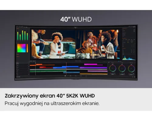 Monitor Samsung ViewFinity S8 S40H850TAU 40" 5K2K VA 144Hz 4ms Zakrzywiony Gamingowy