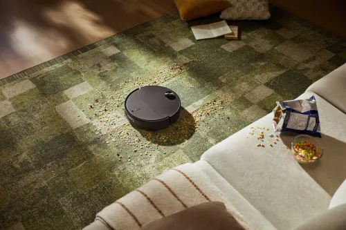 Robot sprzątający Roborock Qrevo Edge 2 Funkcja mopowania Stacja oczyszczająca Tworzenie mapy pomieszczenia Funkcje AI Czarny