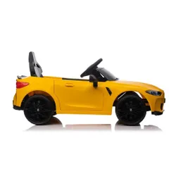 Auto Na Akumulator Bmw M4 Samochód Elektryczny Dla Dzieci Pilot LED Skóra