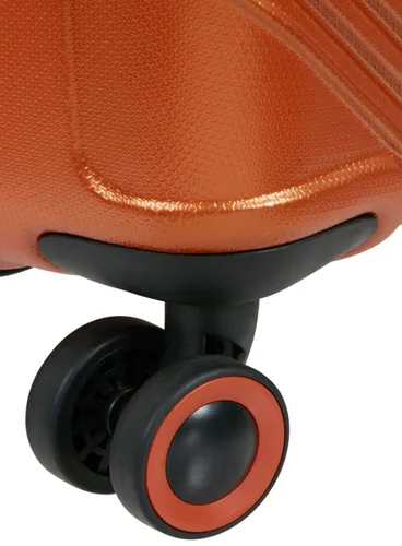 American Tourister SPEEDSTAR-copper orange'ın geniş genişletilebilir valizi