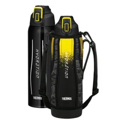 Termos sportowy z futerałem Thermos Hydration Sport Bottle 1,5 l - black / yellow