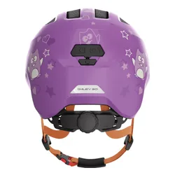 Kask rowerowy ABUS Smiley 3.0 Star Fioletowy dla Dzieci (rozmiar M)