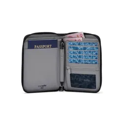 Organizer podróżny Pacsafe RFIDsafe Compact Travel Organizer - jet black