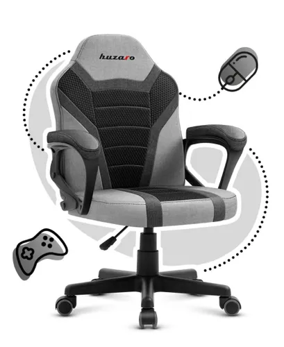 Fotel HUZARO Ranger 1.0 Mesh Szary