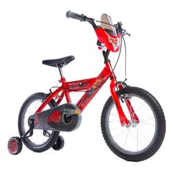 Rower dziecięcy HUFFY Disney Auta 16 cali dla chłopca Czerwony