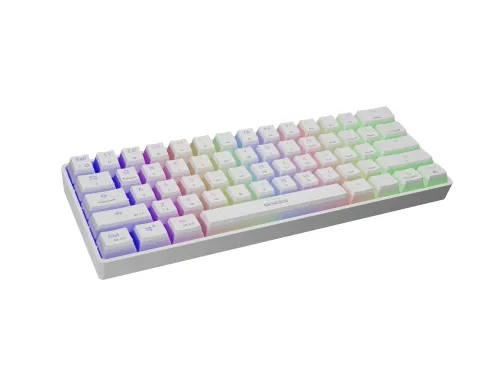 Klawiatura mechaniczna Genesis Thor 660 RGB Gateron Brown Biały