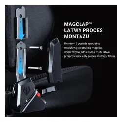 Fotel ANDA SEAT Phantom 3 L Czarny