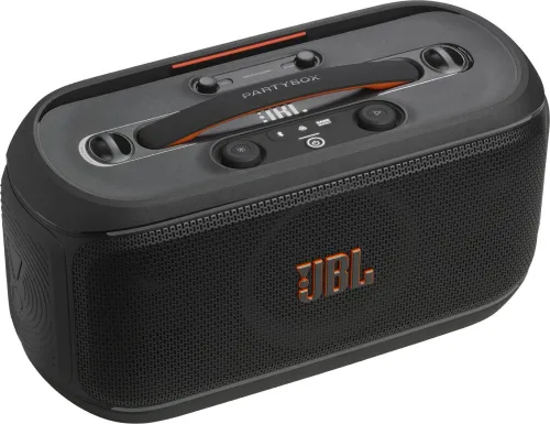 Power Audio JBL PartyBox On-The-GO 2 100W Bluetooth Mikrofon Karaoke Czarny