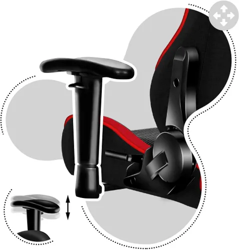Fotel HUZARO Ranger 6.0 Mesh Czerwony