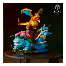 LEGO 72153 Pokémon Venusaur, Charizard i Blastoise