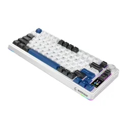 Klawiatura mechaniczna Rampage Quell Pro LEOBOG Star Vector Biało-Czarny