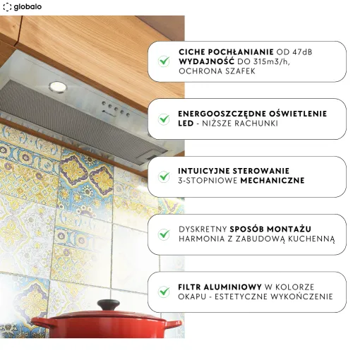 Okap Globalo Delico 50.1 Inox