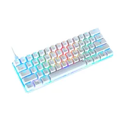 Klawiatura MAD DOG GK850W Gateron Red Biały