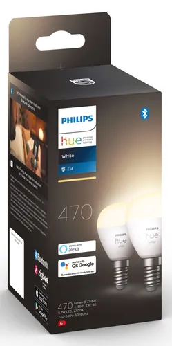 Inteligentna żarówka LED PHILIPS HUE 929002440604 5.7W E14 Bluetooth (2 szt.)