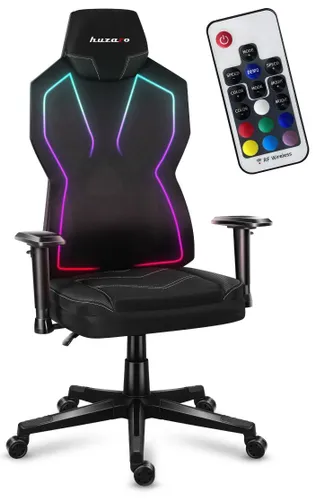 Fotel HUZARO Combat 6.2 RGB Czarny