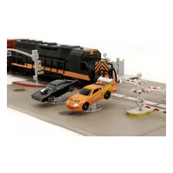 Zestaw pojazdów JADA TOYS Szybcy i wściekli Nano Wyścig z pociągiem 9334915314R00