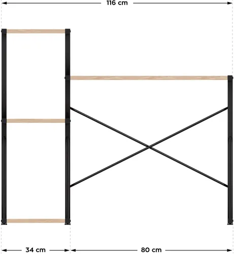 Biurko MARK ADLER Leader 3.5 Drewniany