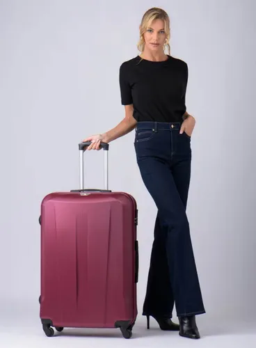Walizka duża Puccini Paris - bordowy