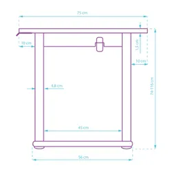 Biurko gamingowe ULTRADESK Uplift Brązowy