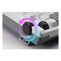 Klawiatura REDRAGON Otiim Pro K729WGB RGB Hot Swap Bullet QL Switch Biało-szary