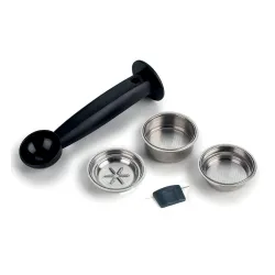 Экспресс для кофе с рожком Ariete Perfetto Slim Manometro Moderna 1381/32, 1300 Вт, черный