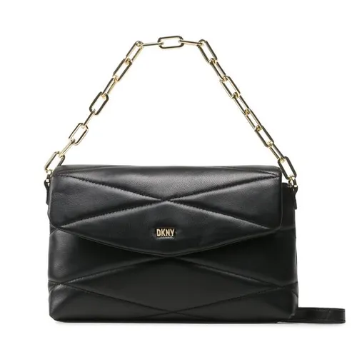 Geantă de umăr cu lanț DKNY Eve R313bw96 Blk / Gold BGD