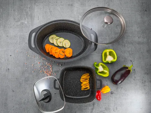 Garnek aluminiowy z pokrywką FLORINA CHEF 5,8 l