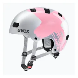 Kask dziecięcy UVEX Kid 3 silver/rose
