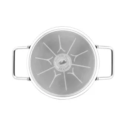 FISSLER Adamant 24 cm - garnek aluminiowy z pokrywką