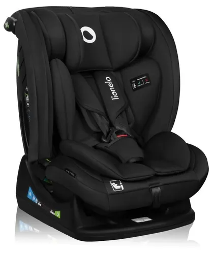 Fotelik samochodowy LIONELO Izzy i-Size 40-150 cm (0-36 kg) Czarny