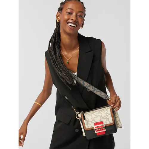 Geanta TOUS Bandolera Doble K Icon 2001502659 Neagra