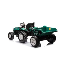 Traktor Na Akumulator Dla Dziecka Hc-306 24V 2X95W Przyczepa Eva LED Pilot