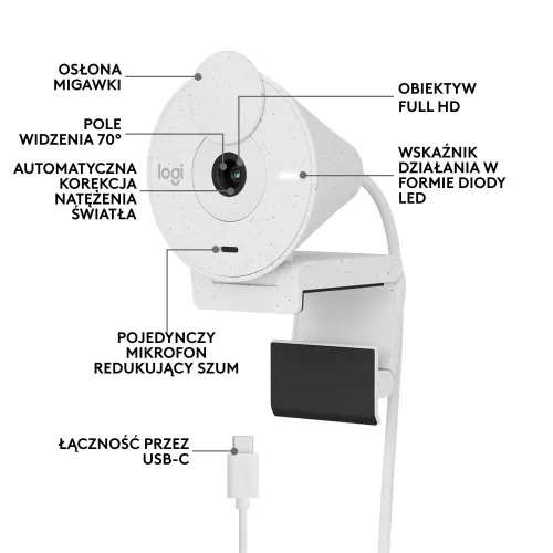 Kamera internetowa Logitech Brio 300 Biały