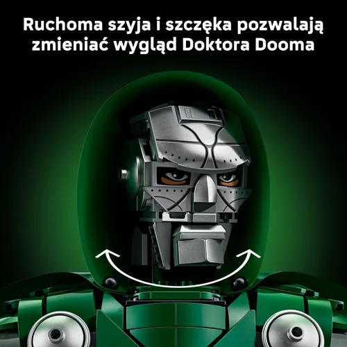 LEGO 76345 Super Heroes Popiersie Doktora Dooma