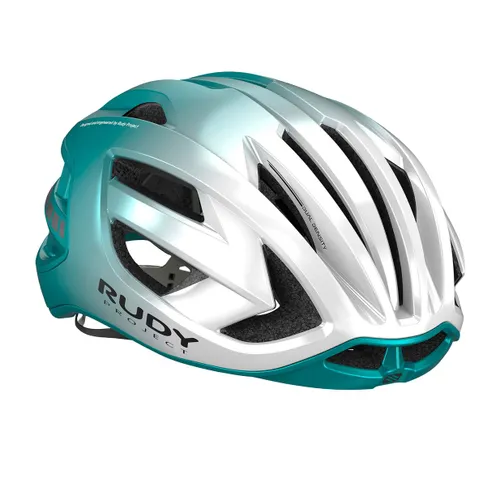 Kask rowerowy Rudy Project Egos pearl/emerald metal matte