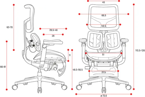 Fotel DIABLO CHAIRS Brave V-Kinetic Czarny