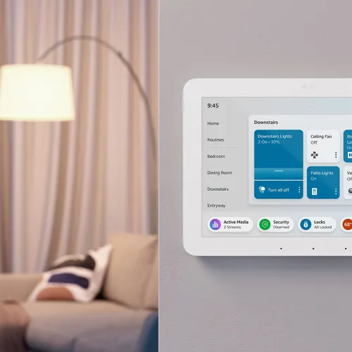 Asystent głosowy AMAZON Echo Hub 8 Biały