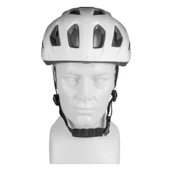 Kask rowerowy VAYOX Active VA0424WBL Biało-czarny MTB z lampką (rozmiar L)