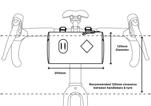 Сумка на руль RESTRAP Carry Everything Canister Bag