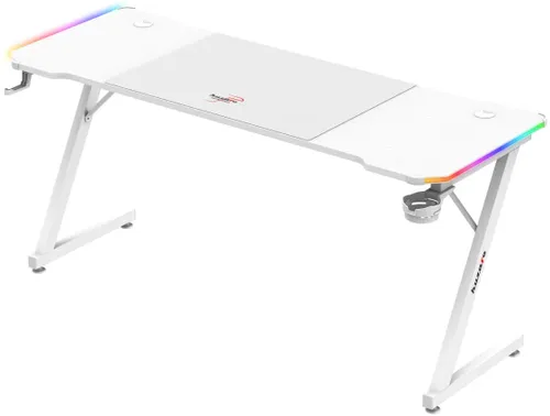 Biurko gamingowe HUZARO Hero 4.8 RGB Biały