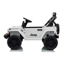 Auto Na Akumulator Jeep Rubicon 2X200W 24V Eva Skóra LED Pilot Radio MP3