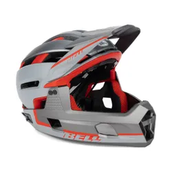 Kask rowerowy Bell FF Super Air R MIPS Spherical matte gray/red