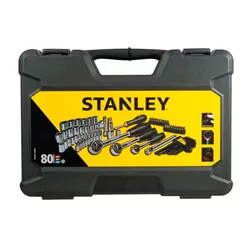 Zestaw nasadek Stanley 80 cz. 1/4, 3/8, 1/2" Stanley STHT0-73930