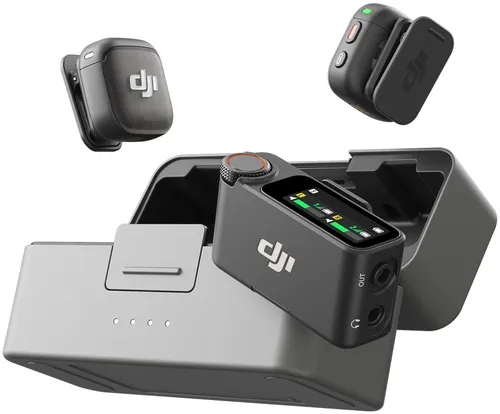 System bezprzewodowy DJI Mic 3 (2 TX + 1 RX + Etui ładujące)