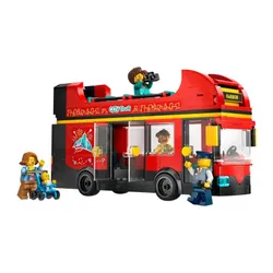 Конструктор LEGO City 60407 красный двухэтажный автобус