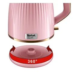 Czajnik TEFAL Loft KO2517E0 Różowy
