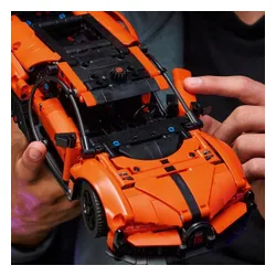 KLOCKI LEGO TECHNIC 42222 Hipersamochód Bugatti Chiron Pur Sport, zestaw +9