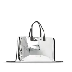 Сумка Tommy Hilfiger Iconic Tommy Tote Metal AW0AW15202 Metallic Silver 0io